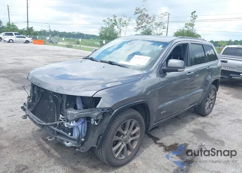 2016 Jeep Grand Cherokee Limited 75Th Anniversary z USA, uszkodzony, nr VIN 1C4RJEBG2GC400193